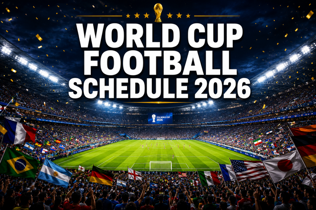 World Cup Football Schedule 2026: Dates, Groups, Teams & Everything Fans Need to Know