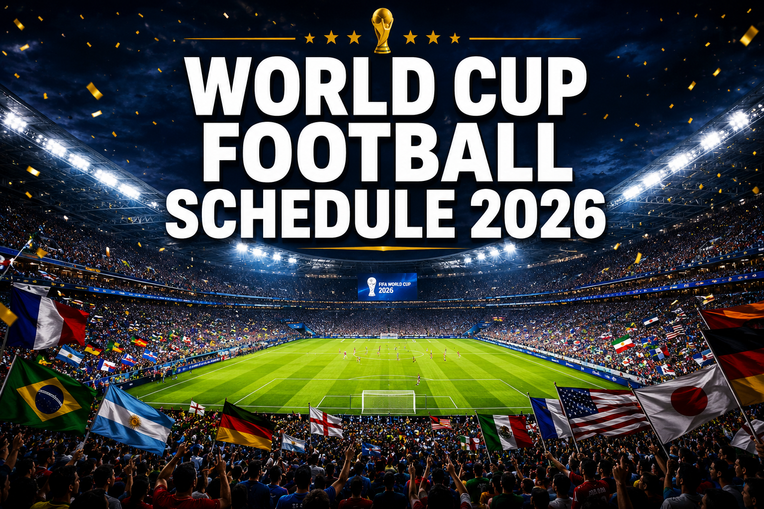 World Cup Football Schedule 2026: Dates, Groups, Teams & Everything Fans Need to Know