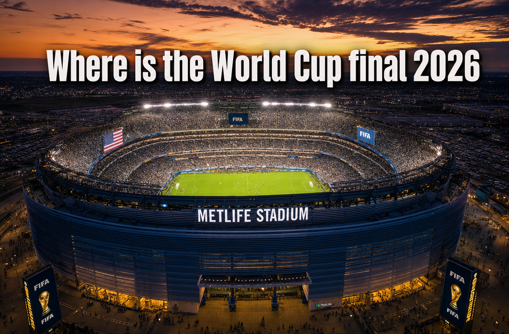 Where is the World Cup final 2026: MetLife Stadium, New Jersey