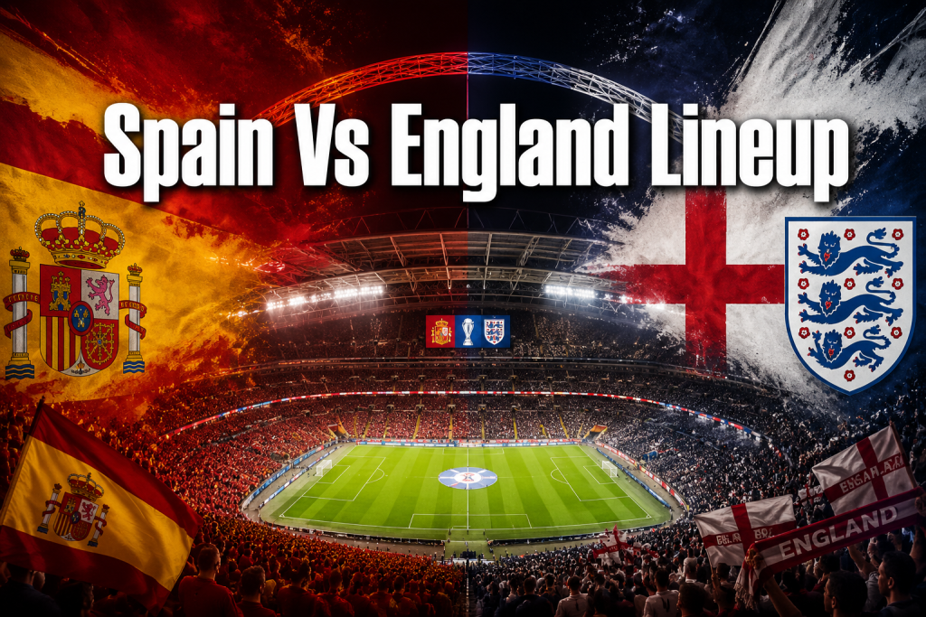 Spain Vs England Lineup: Full Tactical Breakdown of the April 2026 Wembley Clash