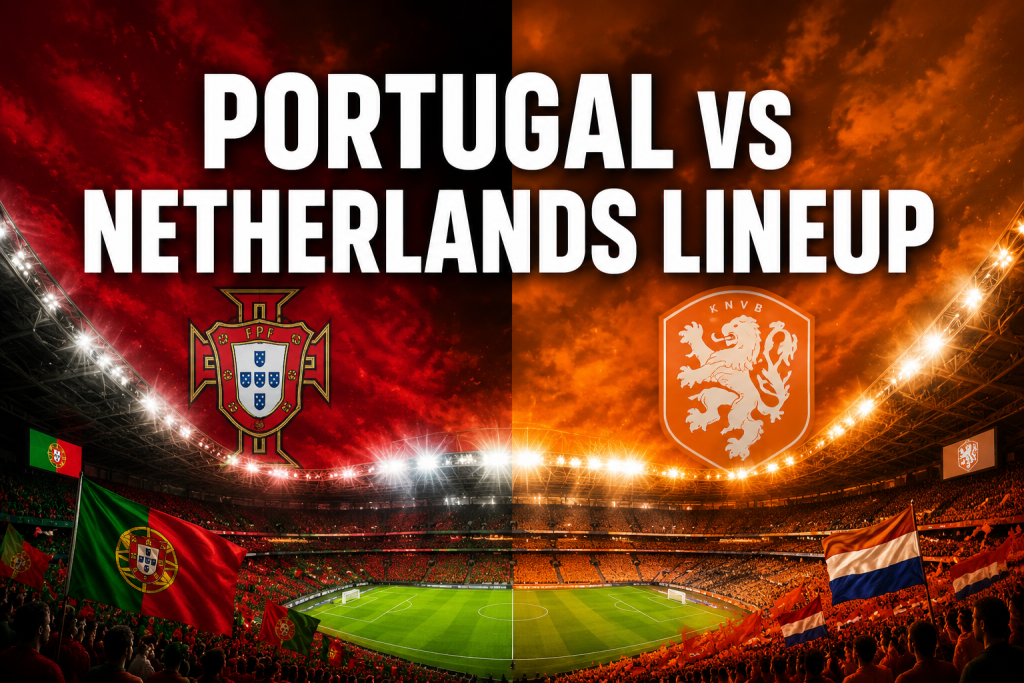 Portugal Vs Netherlands Lineup: Starting XIs, Tactics, and Key Players in 2026
