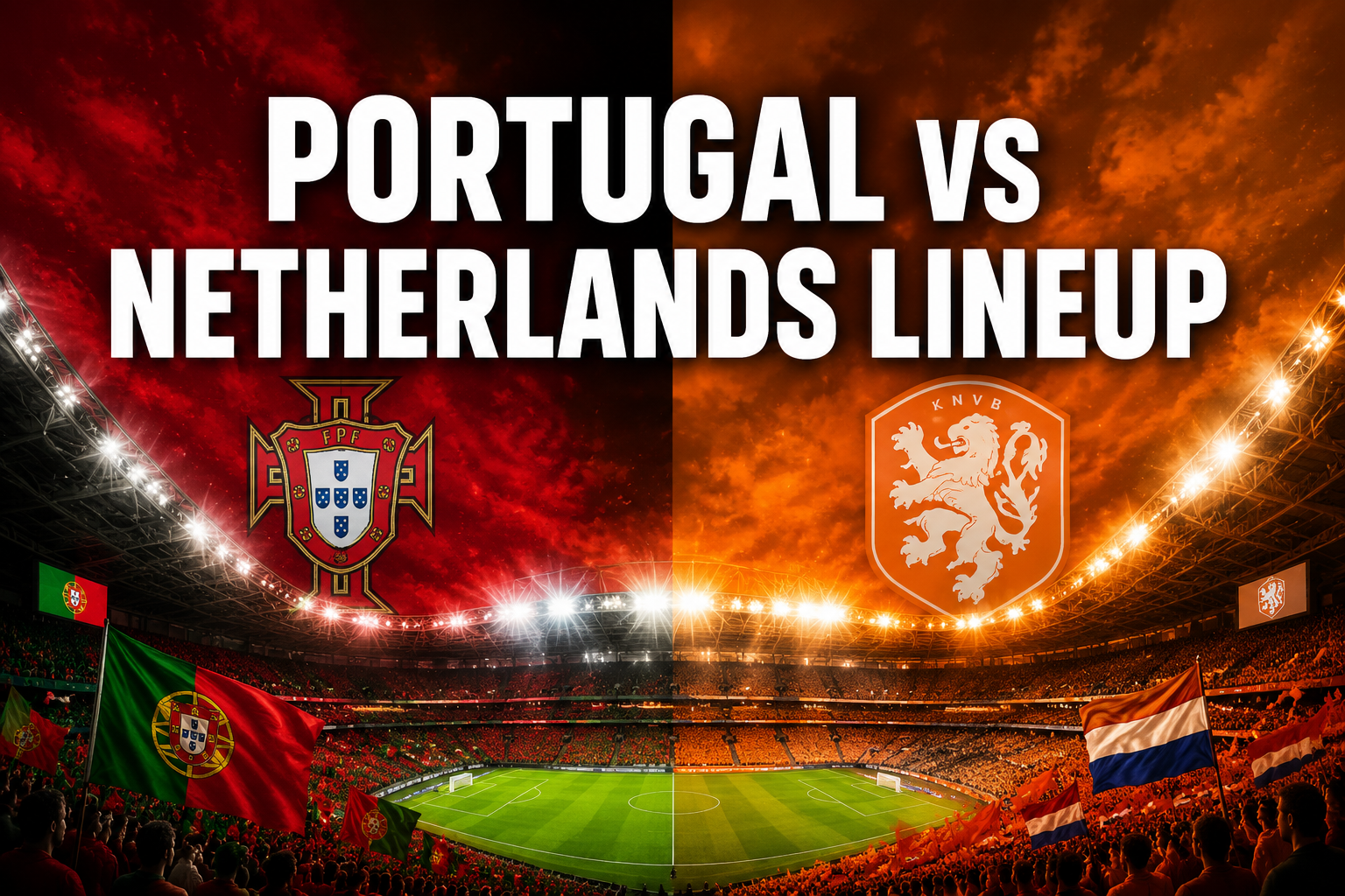 Portugal Vs Netherlands Lineup: Starting XIs, Tactics, and Key Players in 2026