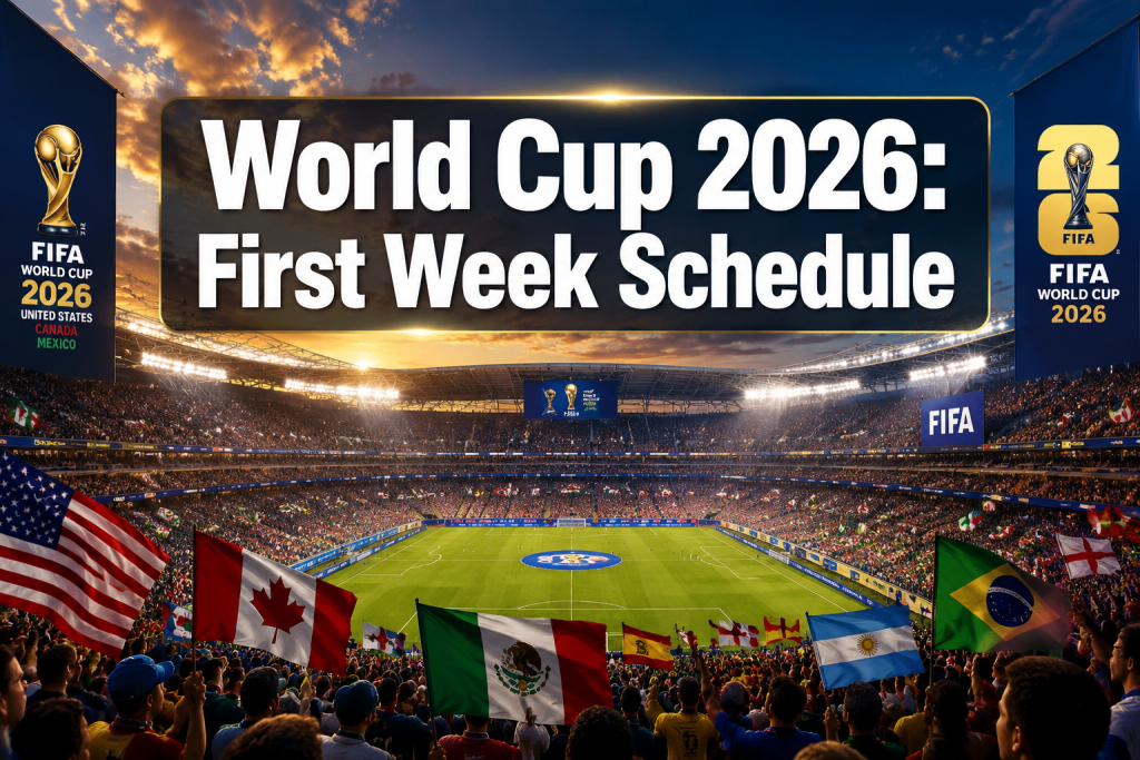 World Cup Schedule First Week: Every Match, Time, and Team You Need to Know in 2026