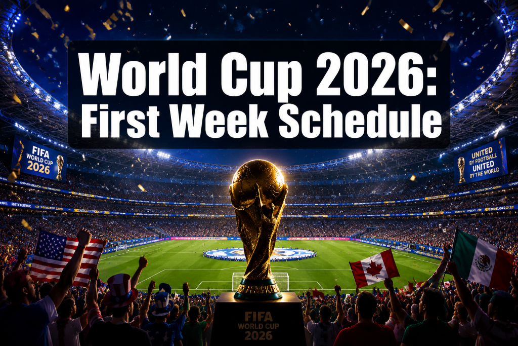 World Cup Schedule First Week: Every Match, Time Zone, and Key Game You Need to Know