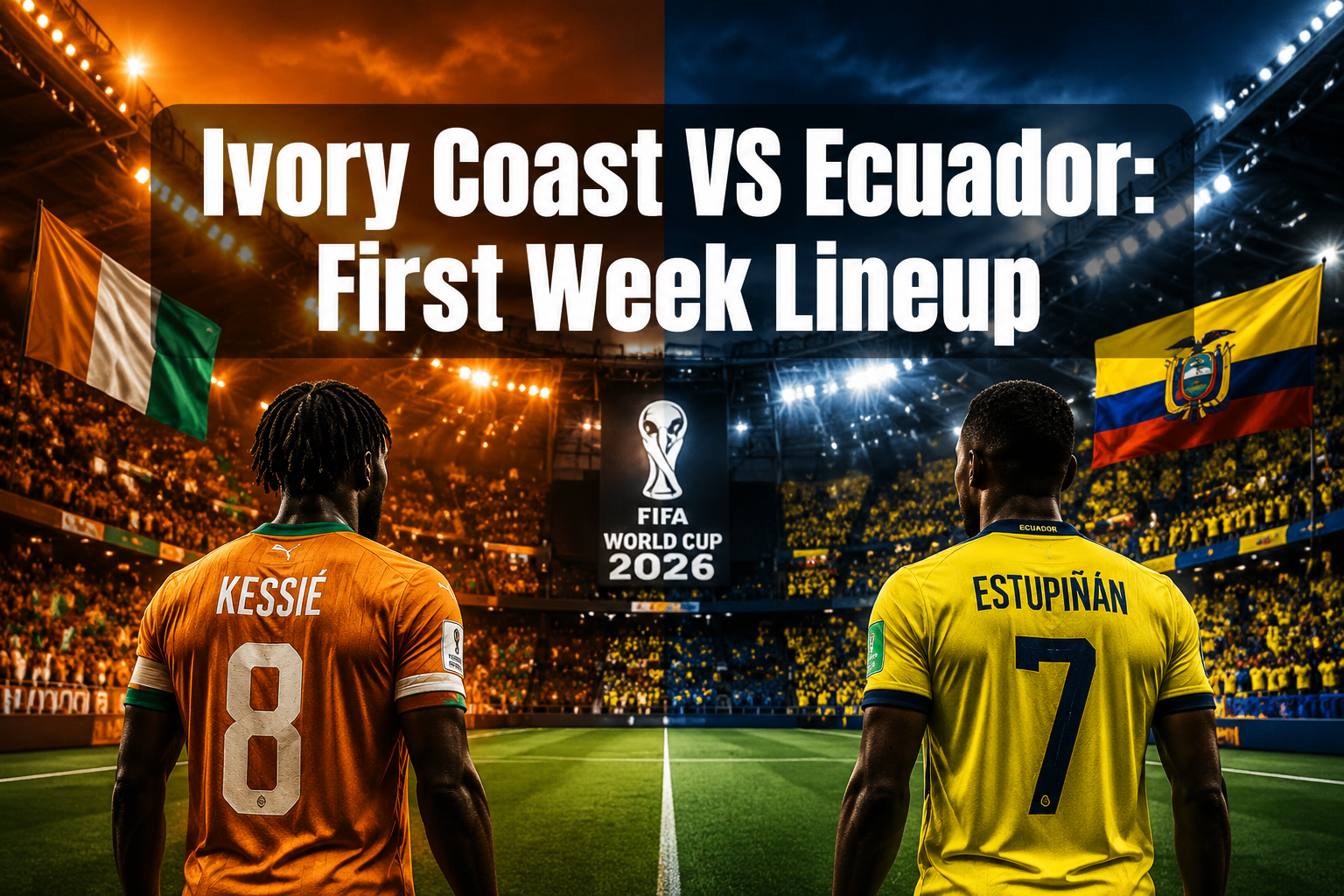 Ivory Coast VS Ecuador Lineup First Week: Complete 2026 World Cup Preview