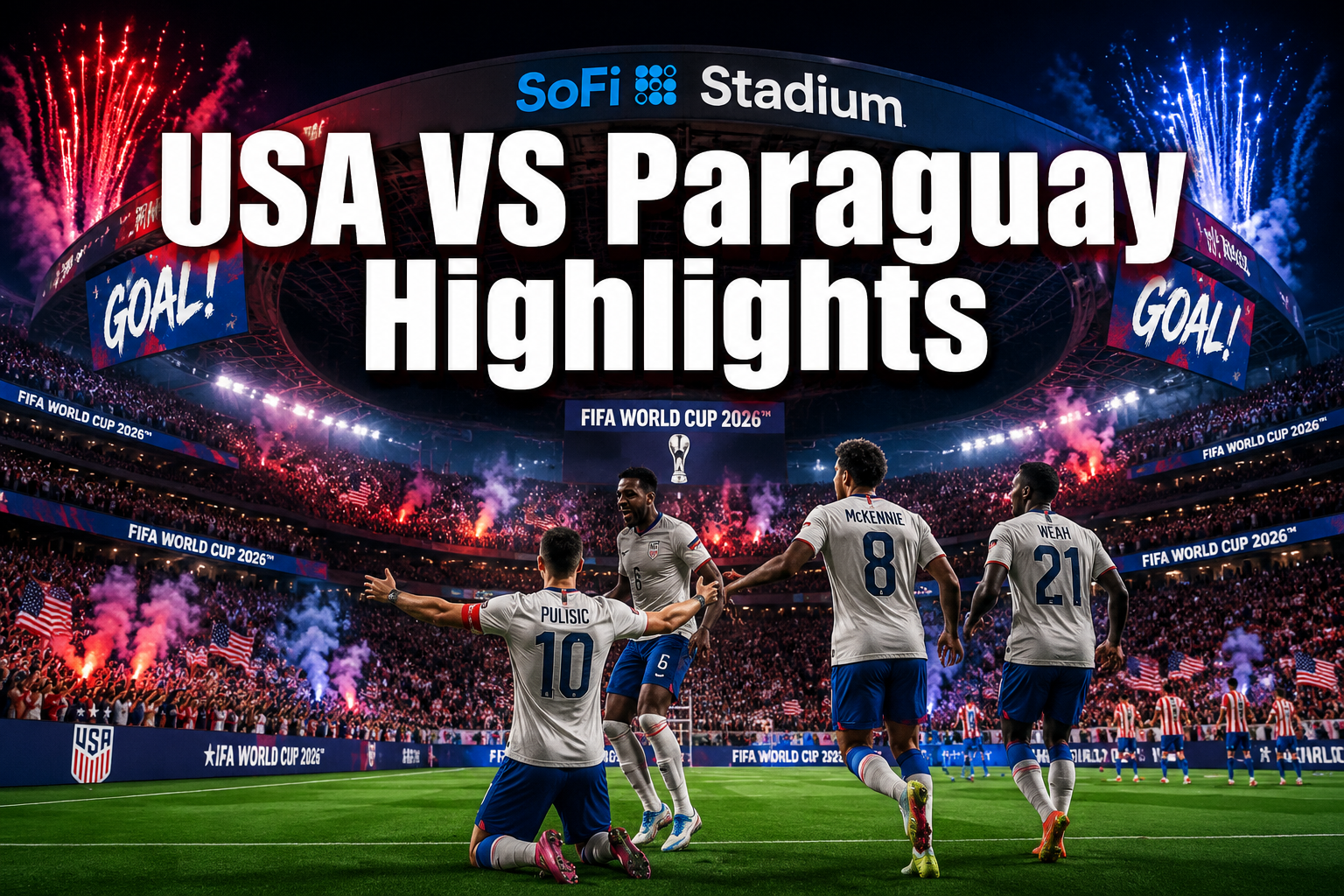 USA VS Paraguay Highlights: USMNT Stuns in 4-1 World Cup Opener