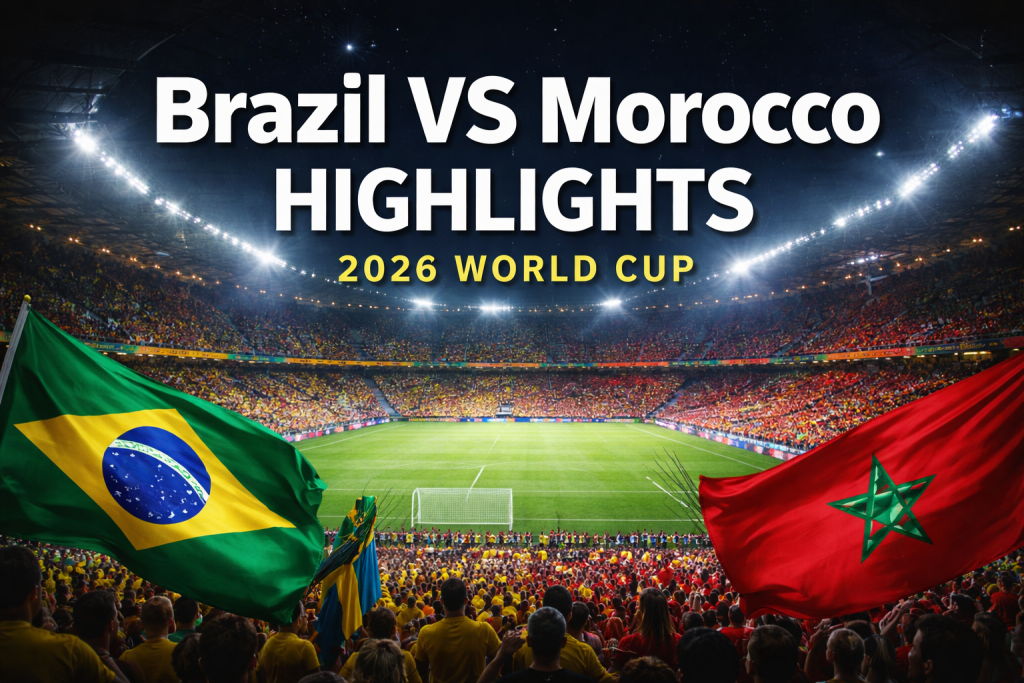 Brazil VS Morocco Highlights: The Shock of the 2026 World Cup Group Stage