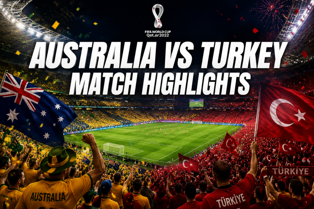 Australia VS Turkey Match Highlights: Socceroos Stun Turkey 2-0 in World Cup Opener