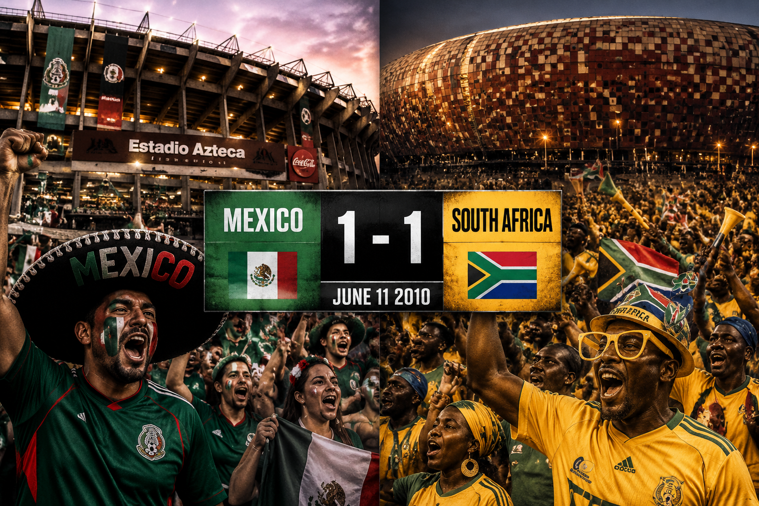Which Players Were Key in the Mexico vs South Africa World Cup Match?