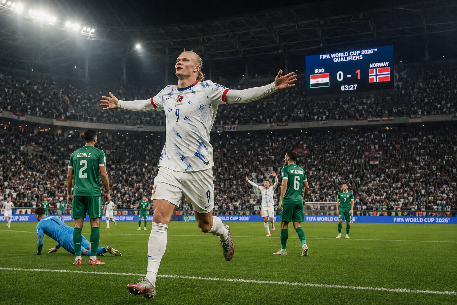Who Won the Iraq VS Norway Football Match